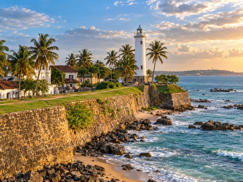 Historic streets within Galle Fort